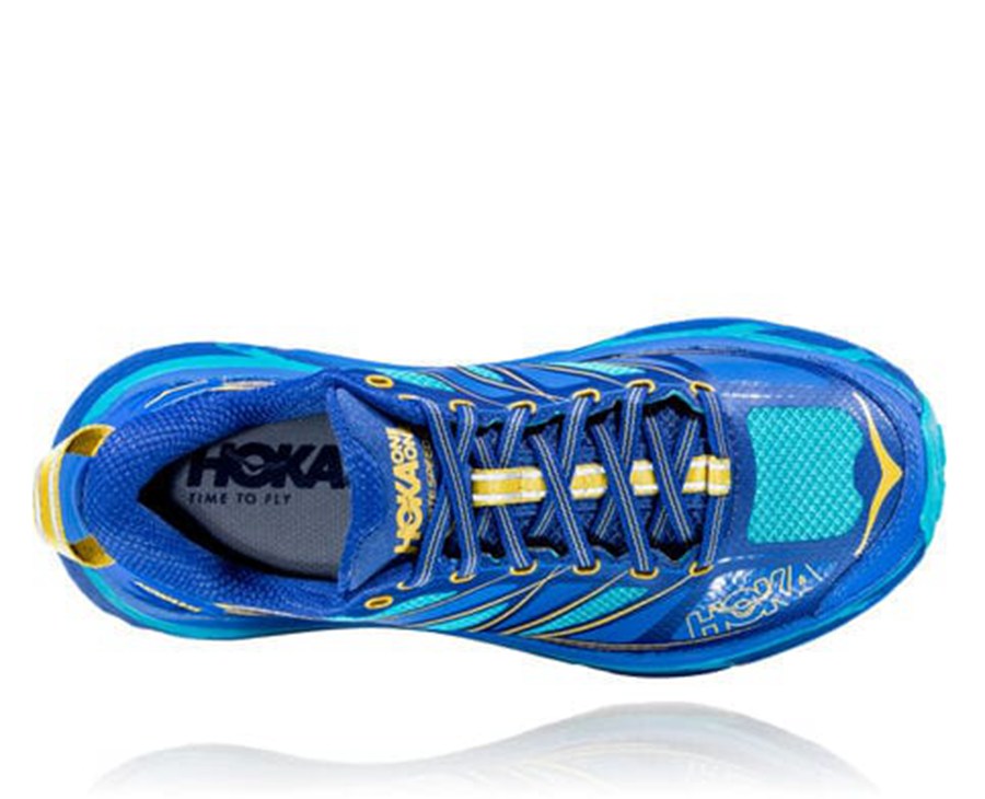 Zapatillas Trail Hoka One One Mujer - Mafate Speed 2 - Azules - OTM178450